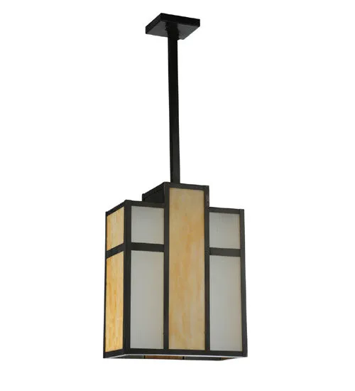 12"L Cityscape Oblong Pendant