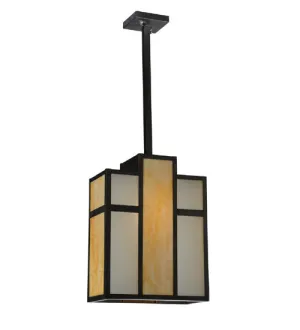 12"L Cityscape Oblong Pendant