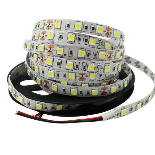 12v 10mm 5050 60 LED Nova 20 Strip Light IP20 5m Roll Blue Bing Light