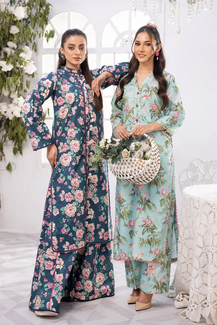 2-PC Unstitched Digital Printed Lawn Suit