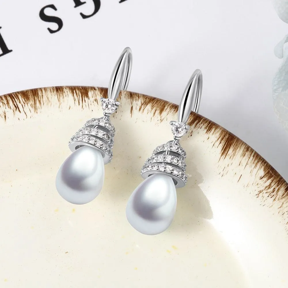 925 Sterling Silver Hook Earrings Drop Earrings