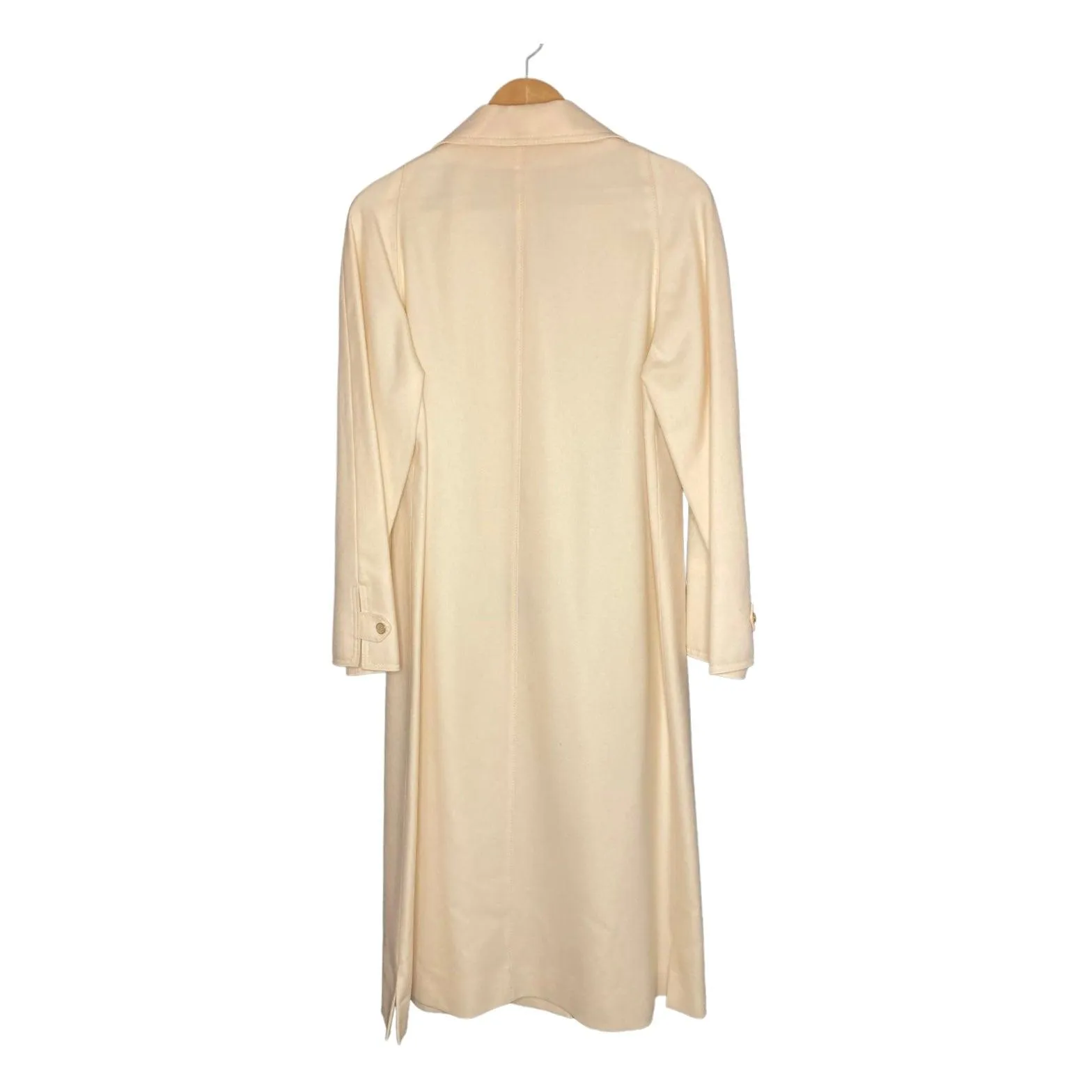 Admyra Wool Cream Long Sleeved Coat UK Size 12