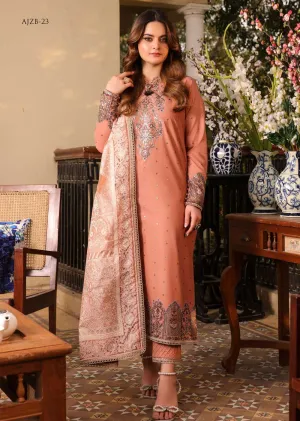 AJZB-23 - Unstitched - Zarq Barq Collection by Asim Jofa 2023