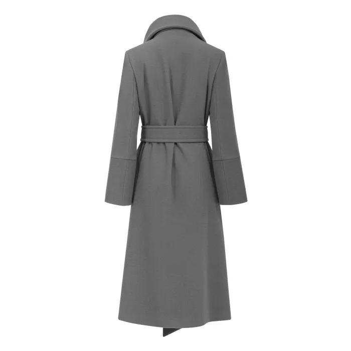 Aner Grey Wool Coat