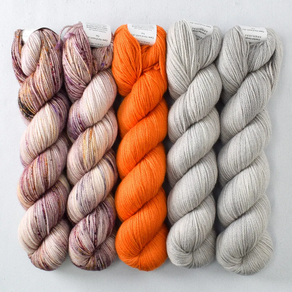 Autumn Toad Lily, Oyster, Zest - Caroline Twists & Turns Set - Babette