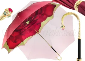 Beautiful Umbrella With Rose Design