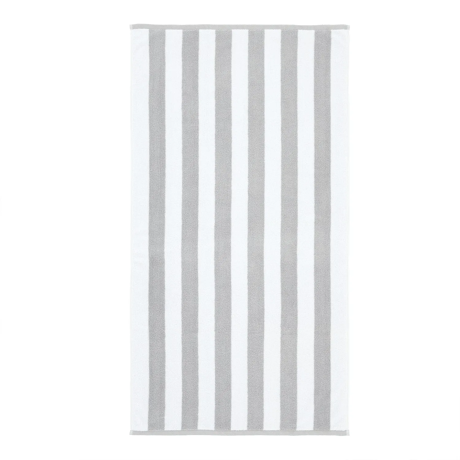 Bianca Reversible Stripe Grey Jacquard Towels