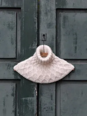 Cable cowl by Anne Ventzel, No 2   silk mohair yarn kit (ex pattern)