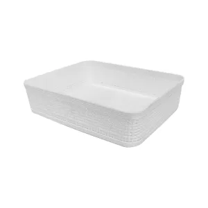 Cascade Large Square Knitted Plastic Storage 4.9L