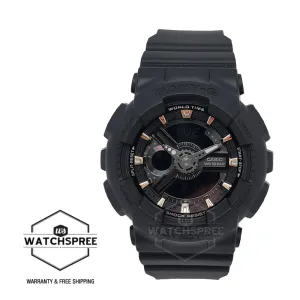 Casio Baby-G BA-110 Series Black Matte Resin Band Watch BA110GA-1A BA-110GA-1A / BA110XGA-1A BA-110XGA-1A