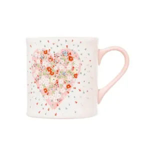 Cath Kidston Flower Burst Heart Mollie Mug