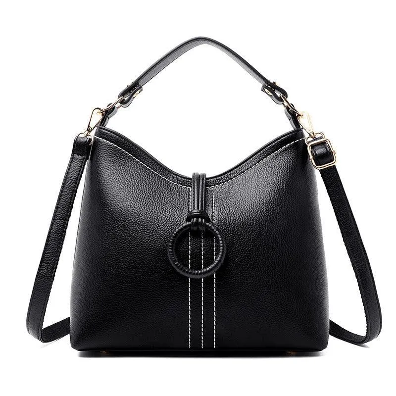 Chic Tassel-Embellished Bucket Bag for Fashionable Women