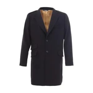 Dolce & Gabbana Elegant Blue Wool Jacket for Men