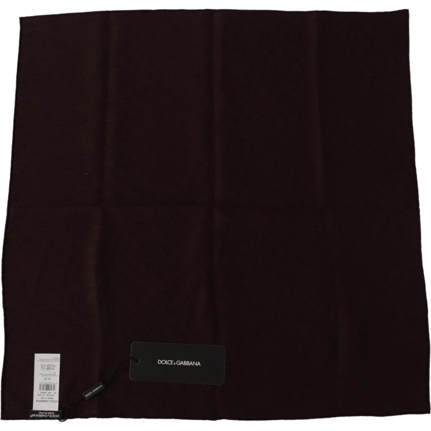 Dolce & Gabbana Elegant Silk Square Men's Scarf