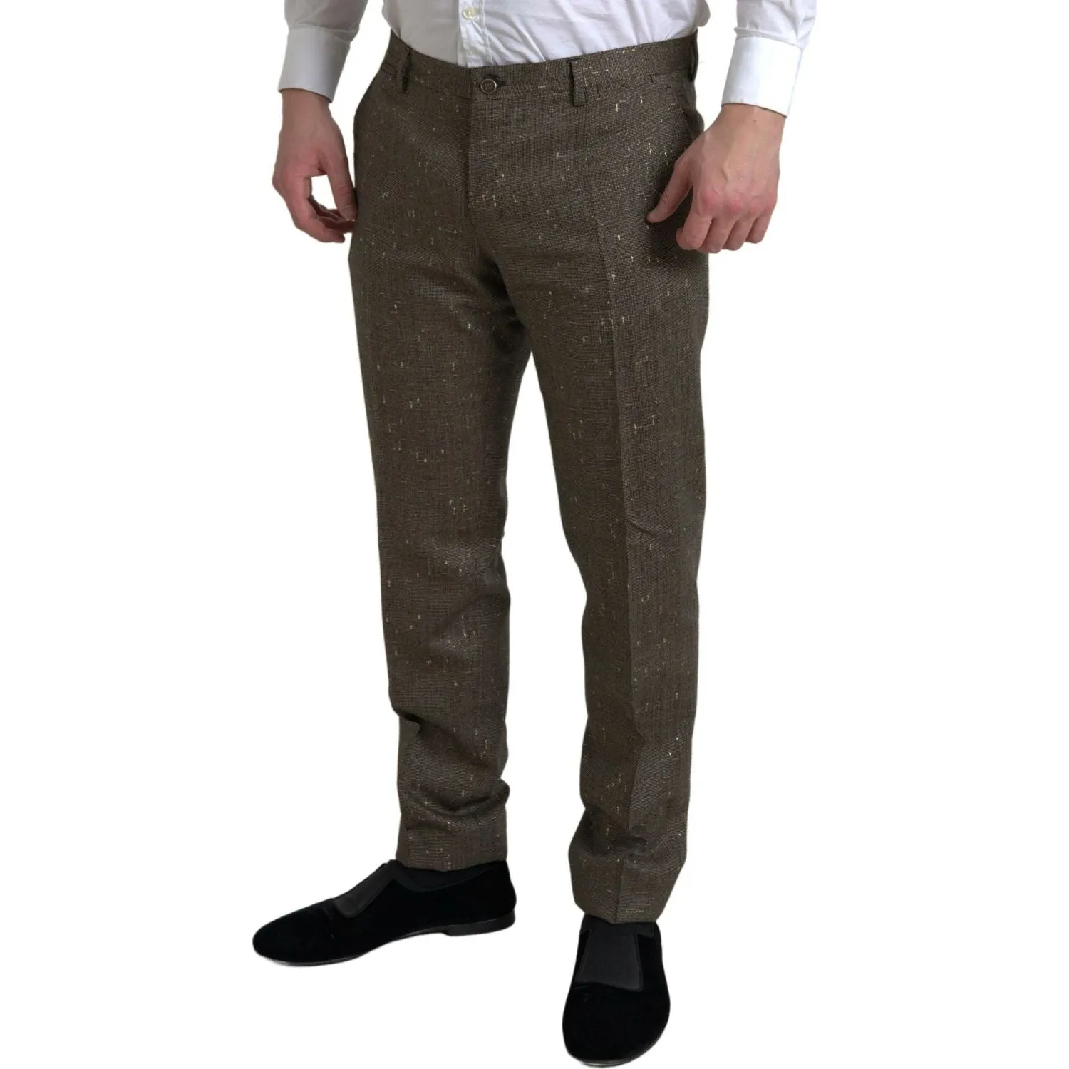 Dolce & Gabbana Elegant Skinny Wool Chino Pants