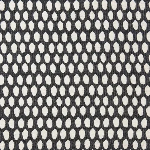 Elca Merino Wool Fabric Black and Linen sample