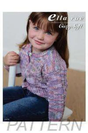 Ella Rae Cozy Soft Ribbed Cardigan PATTERN ONLY