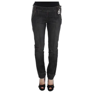 Ermanno Scervino Chic Slim Fit Gray Wash Jeans