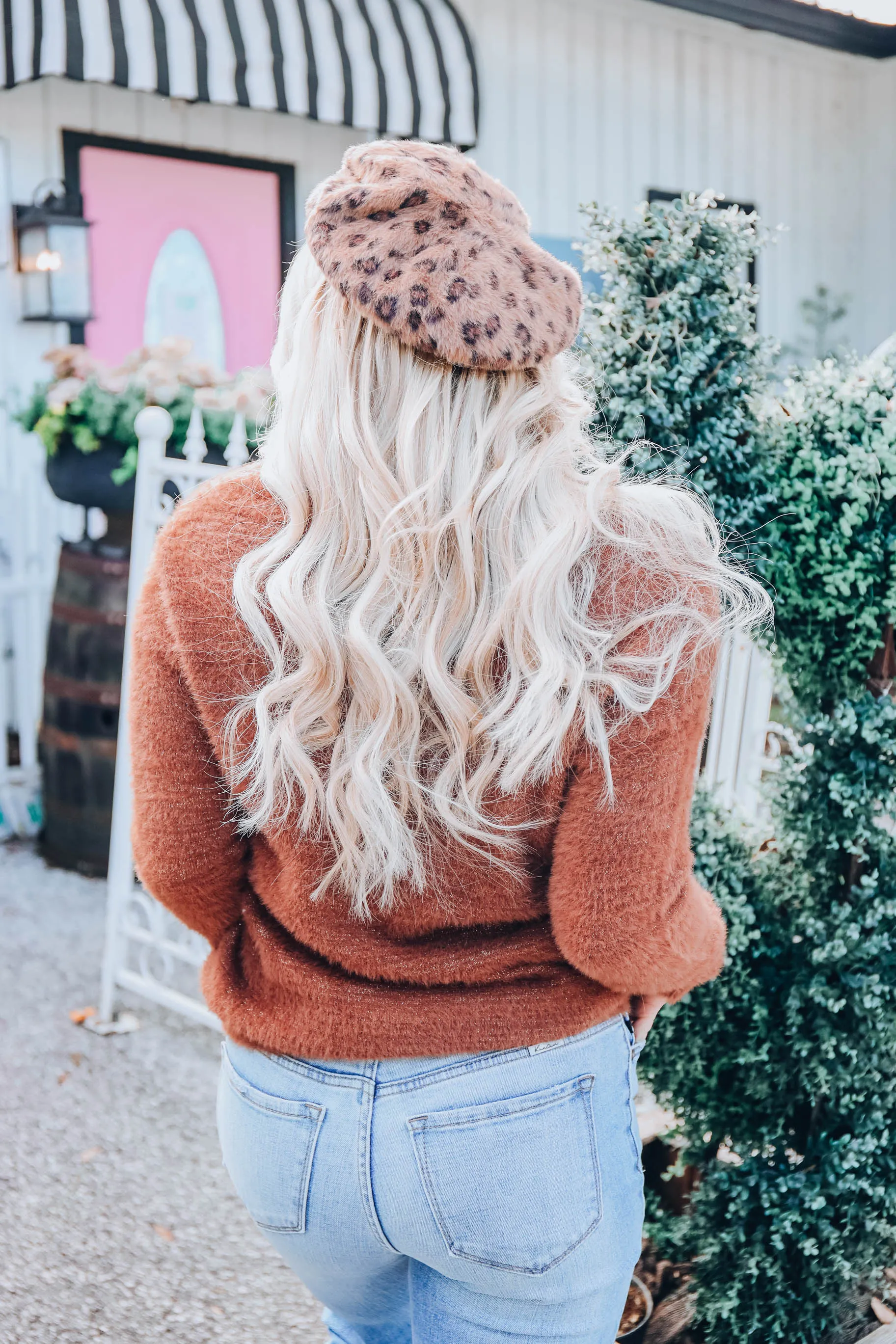 Feels Like Angora Tinsel Sweater - Brown