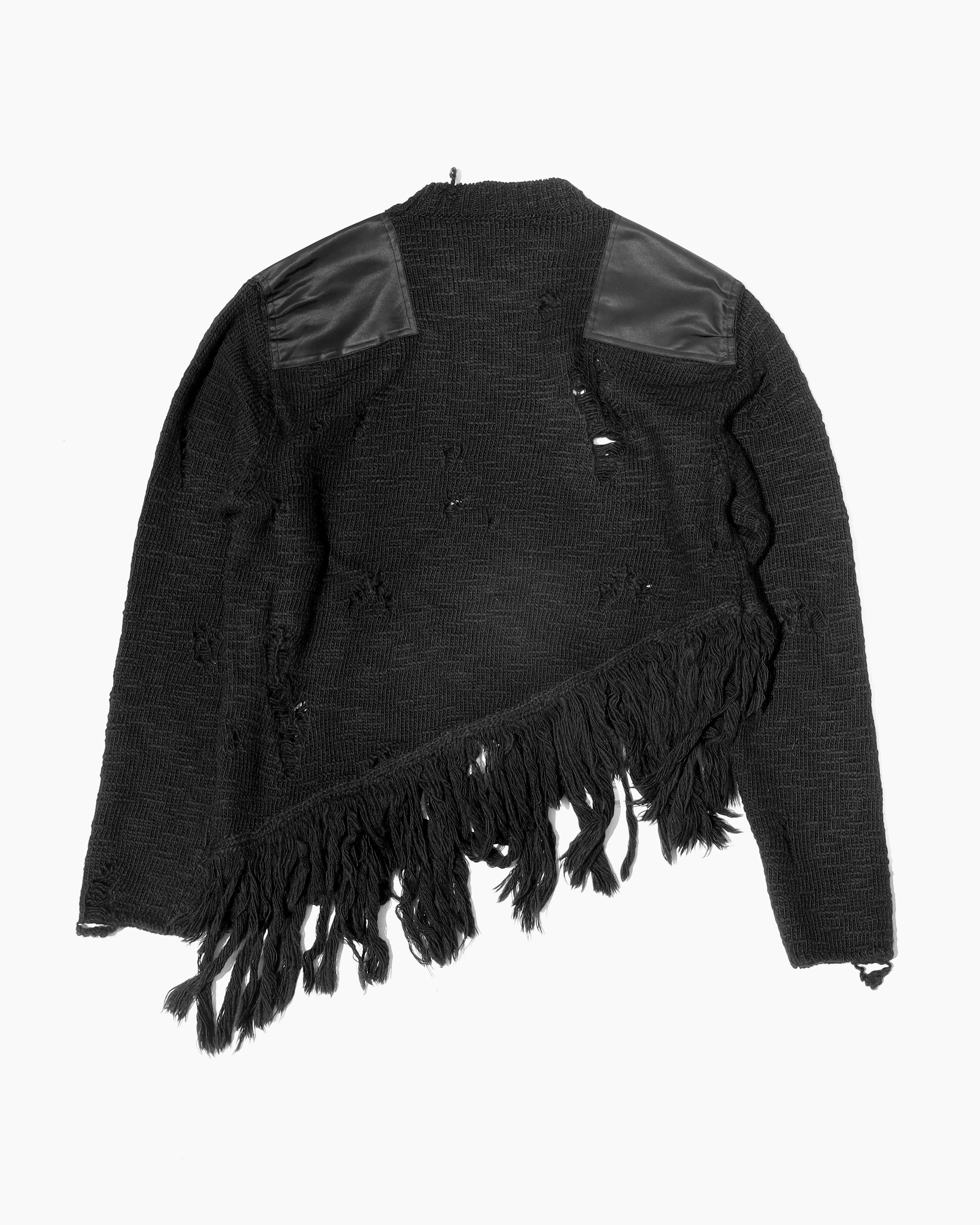 Fringed and Destroyed Knit