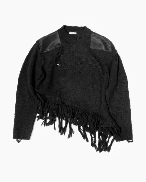 Fringed and Destroyed Knit