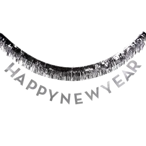 Happy New Year Fringed Banner