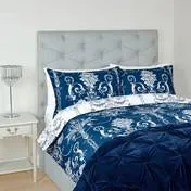 Josette Printed Midnight Duvet Cover