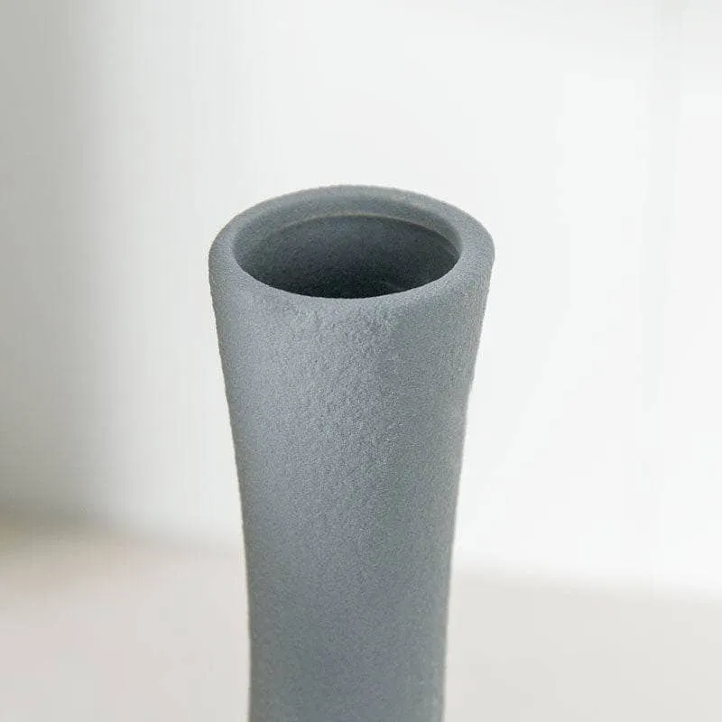 Light Grey Porcelain Vase - 31cm