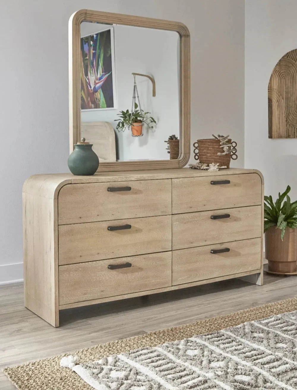 Melia 6-drawer Dresser and Mirror