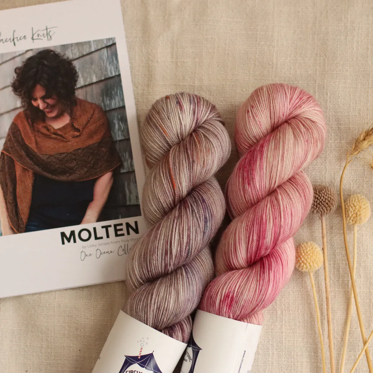 Molten Shawl by Libby Jonson | Knitting Kit