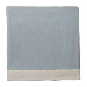 Naggu Cashmere Blanket [Green grey/Natural]