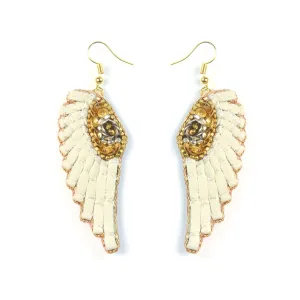 Nahua Anita Earrings - Cream