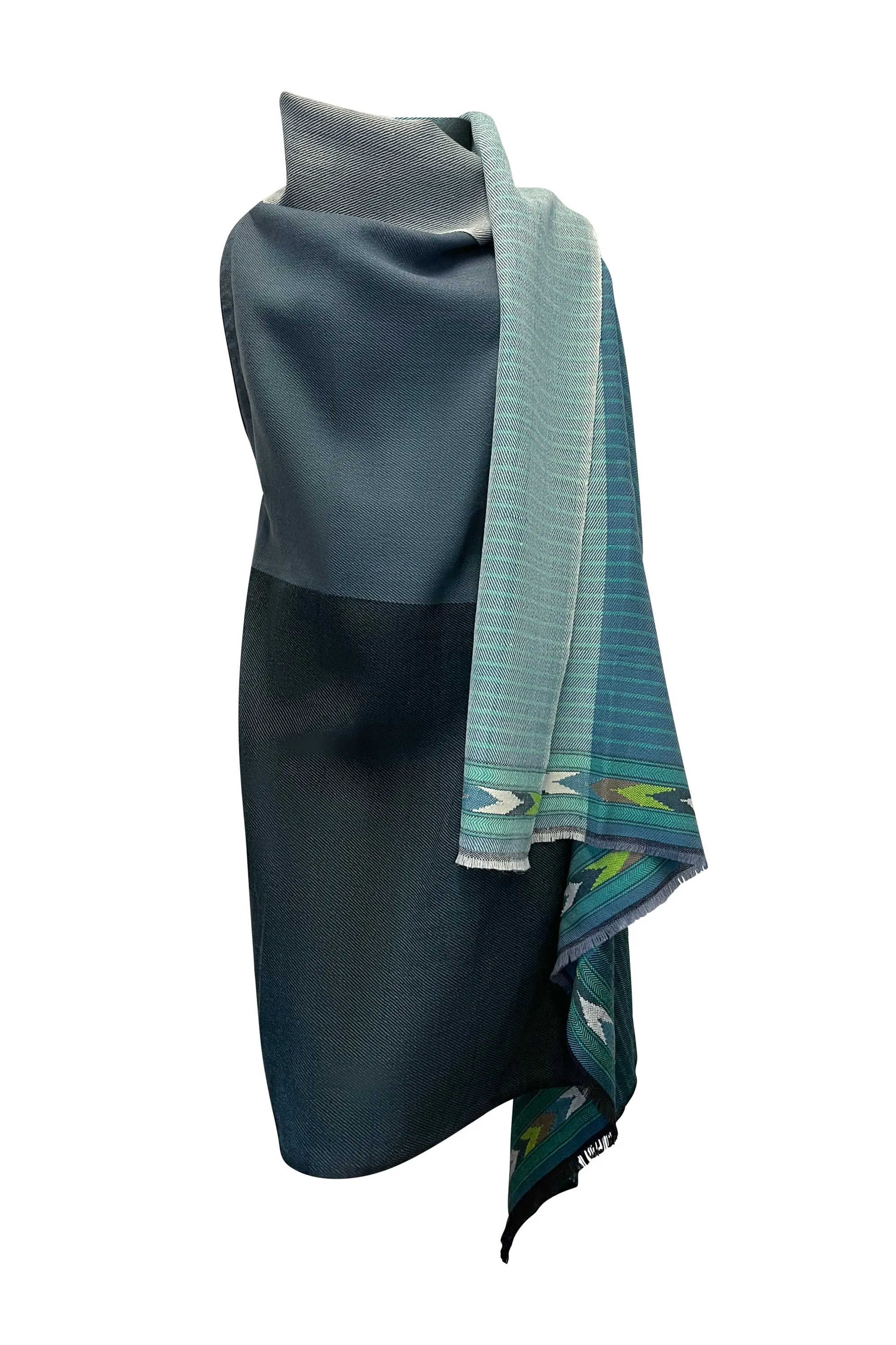 NEW! Light Wool Cape Fusion Teal