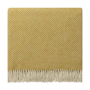 Palini Wool Blanket [Mustard & Natural white]