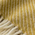 Palini Wool Blanket [Mustard & Natural white]