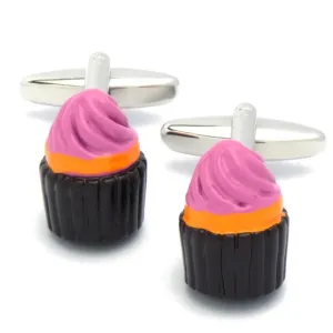 Pink Cupcake Cufflinks