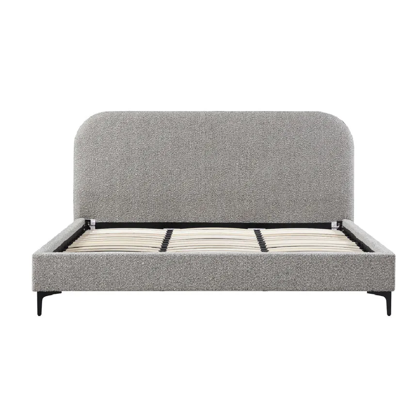 Queen Bed Frame - Sand Boucle