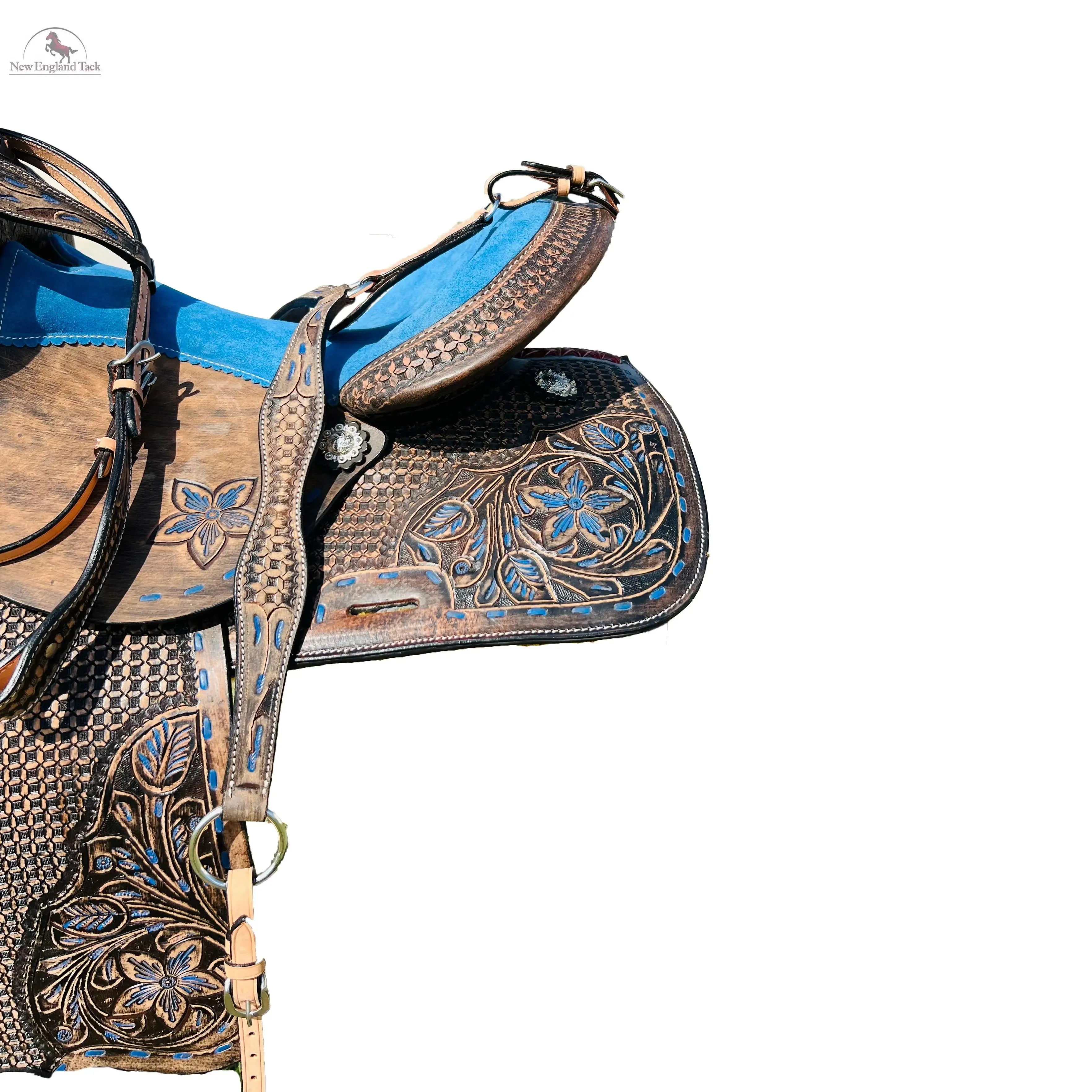 Resistance Western Antique Barrel Saddle