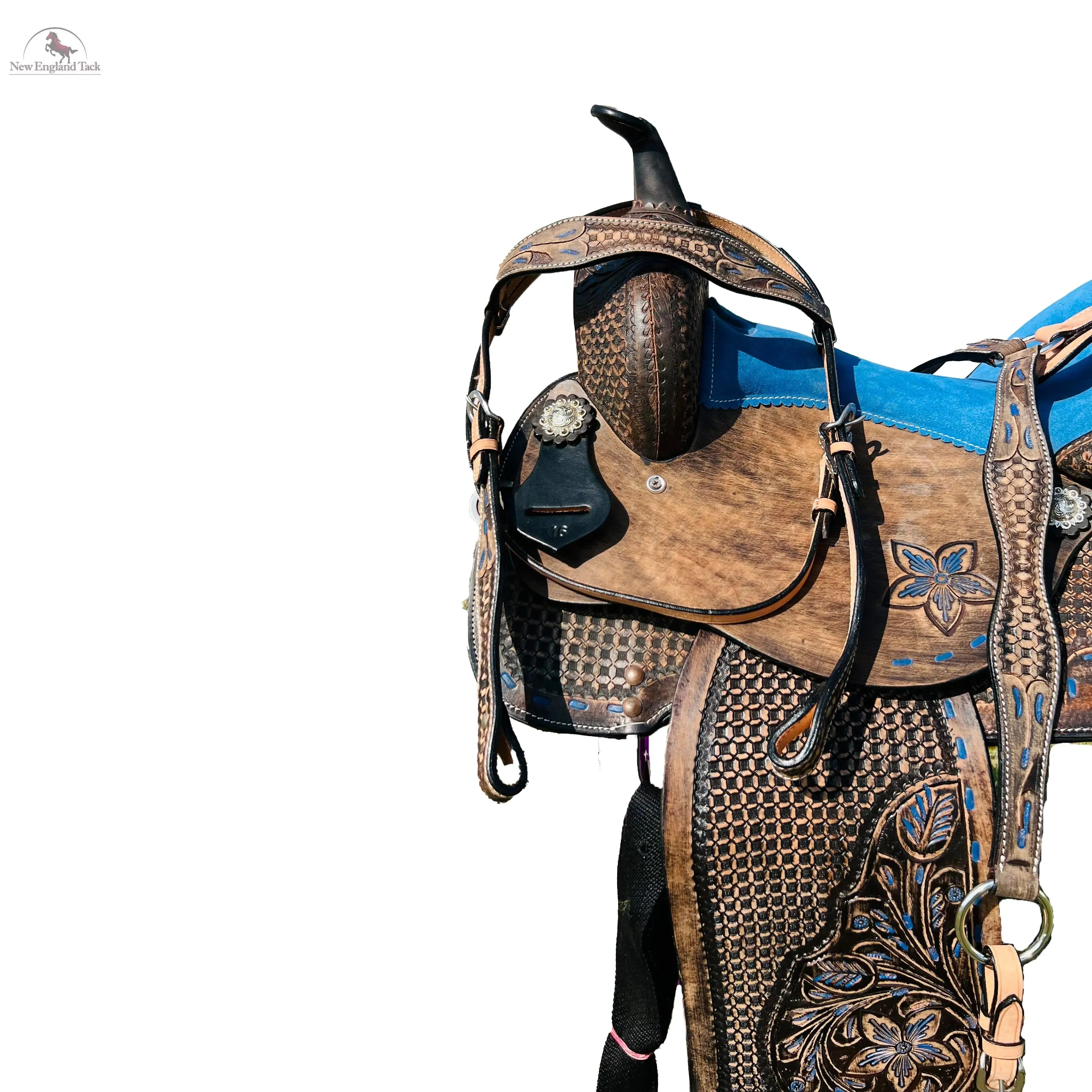 Resistance Western Antique Barrel Saddle