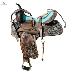 Resistance Western Antique Barrel Saddle