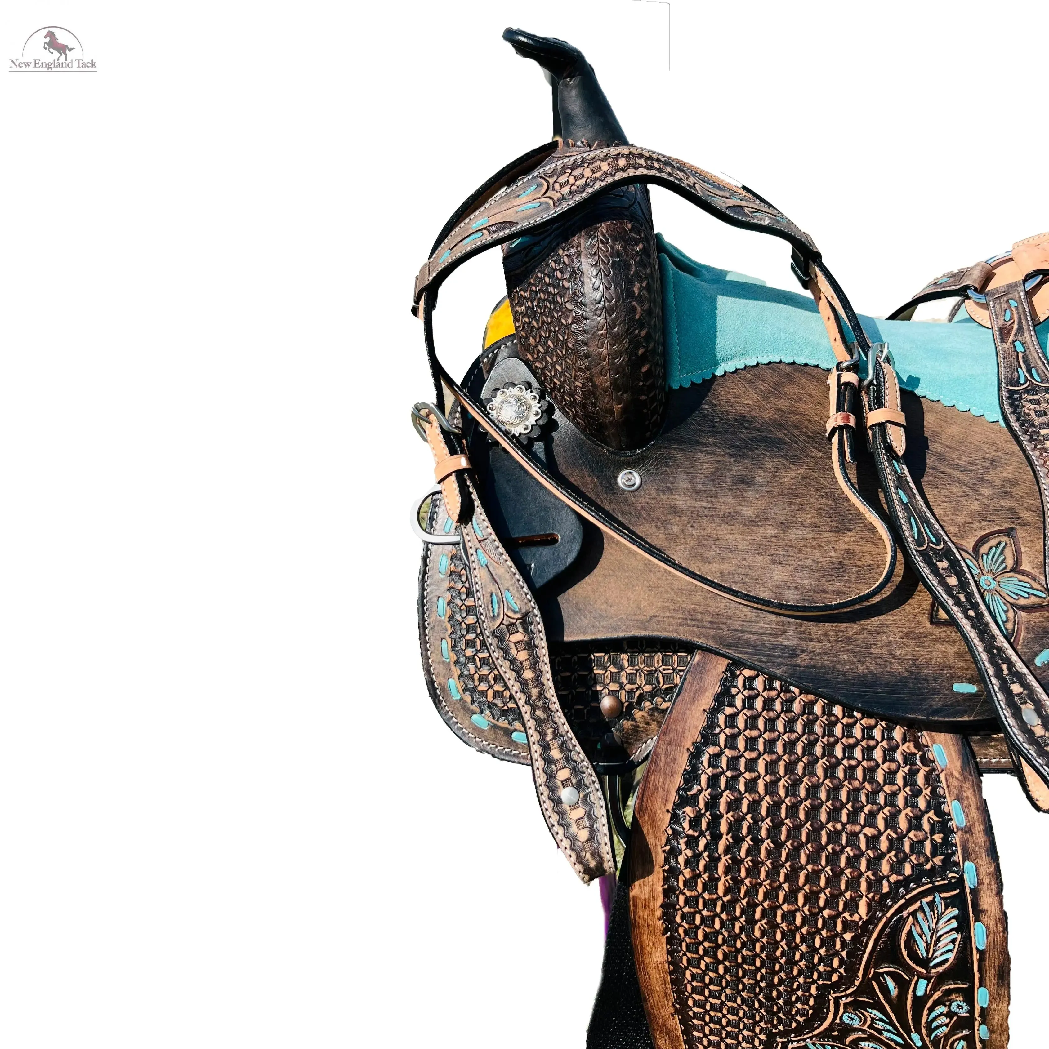 Resistance Western Antique Barrel Saddle