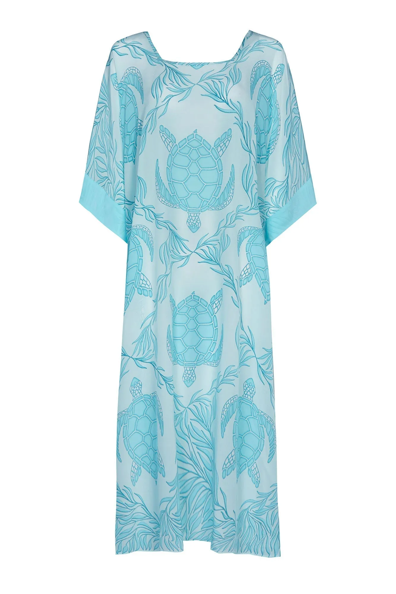 Silk Samantha Kaftan TURTLE TRELLIS