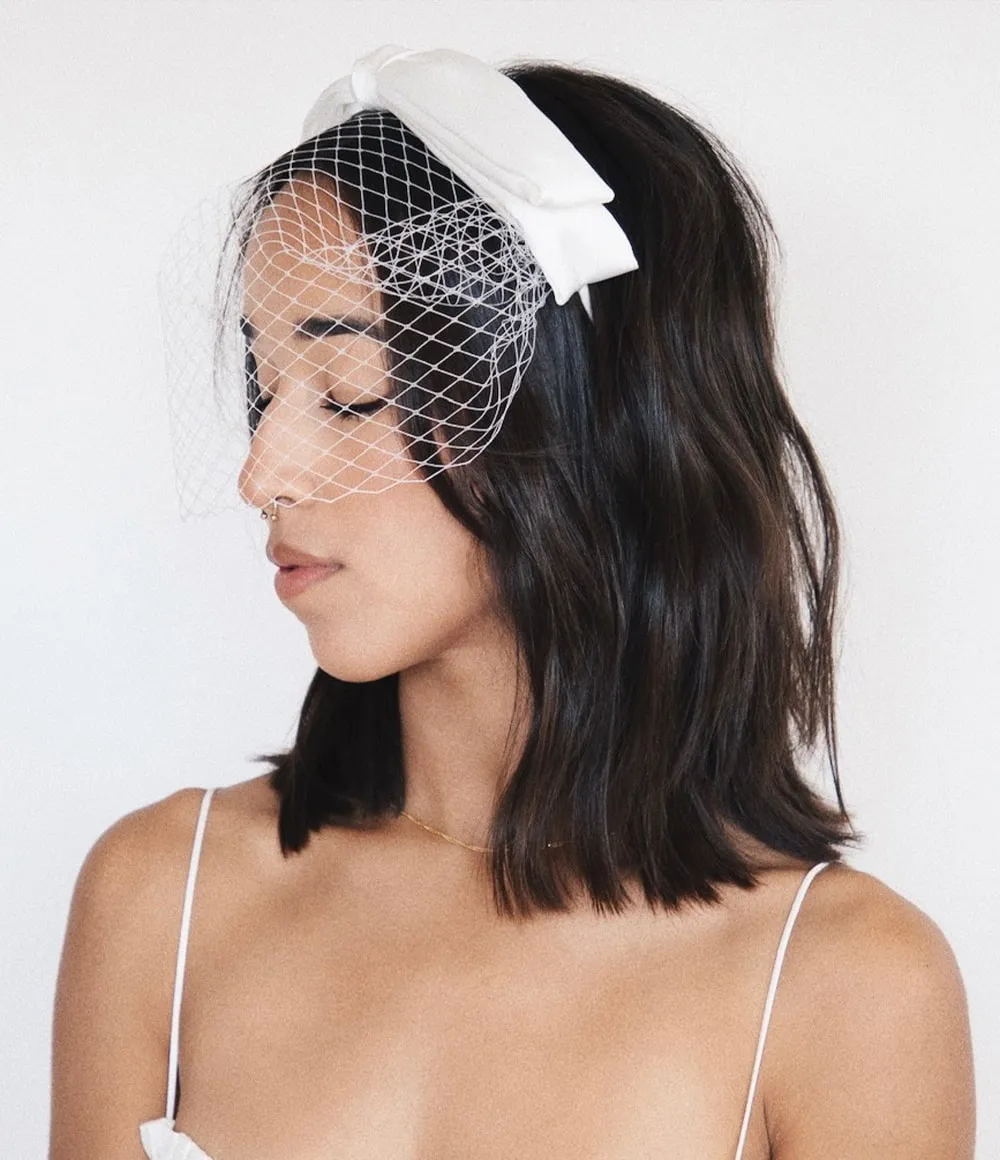 Veil Headband – Bright White