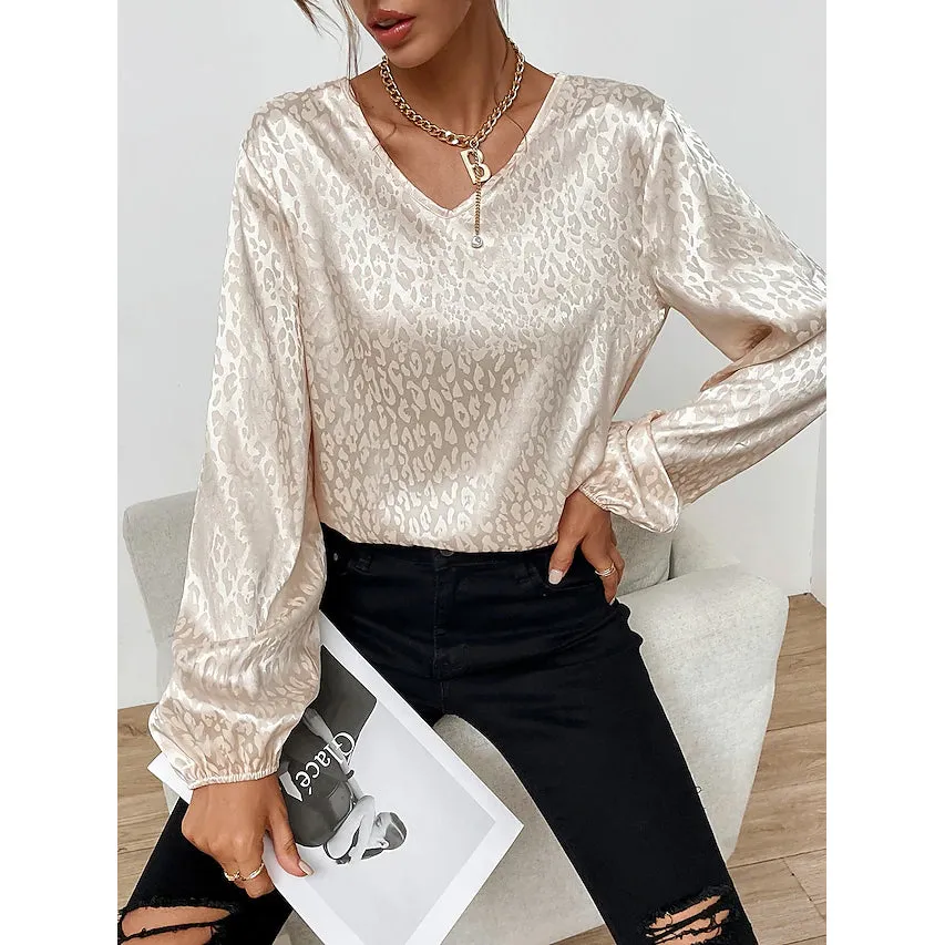 Women's Long Sleeve Printed Shirt