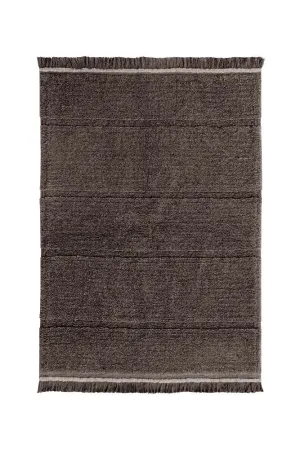 WOOL AREA RUG STEPPE BROWN